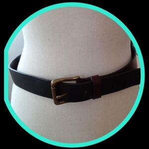 Tommy Hilfiger Black Leather Belt